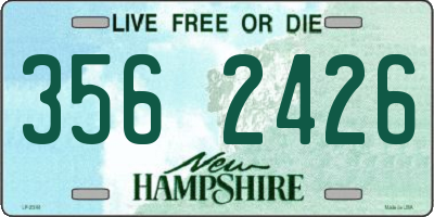 NH license plate 3562426