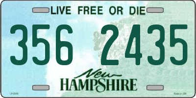 NH license plate 3562435