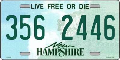 NH license plate 3562446