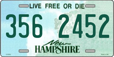 NH license plate 3562452