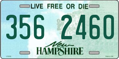 NH license plate 3562460