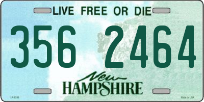 NH license plate 3562464