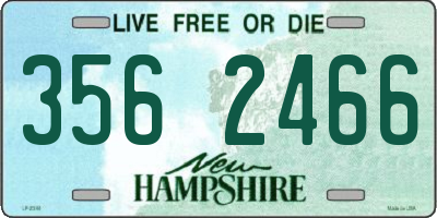 NH license plate 3562466