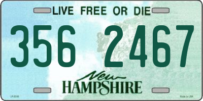 NH license plate 3562467