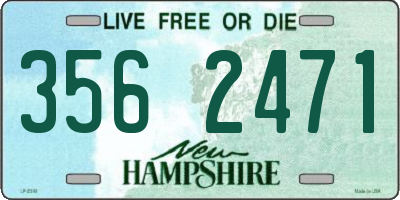 NH license plate 3562471