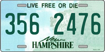 NH license plate 3562476