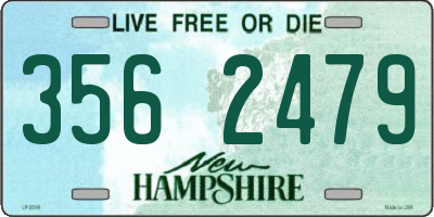 NH license plate 3562479