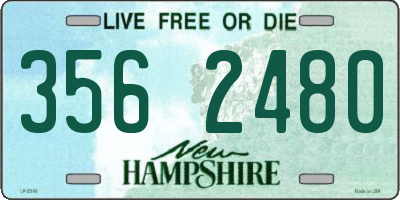 NH license plate 3562480