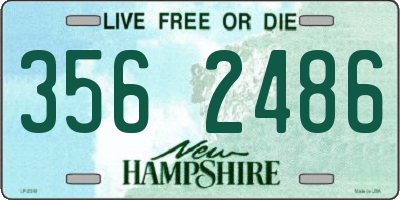 NH license plate 3562486