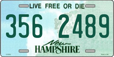 NH license plate 3562489