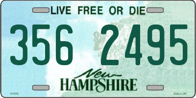 NH license plate 3562495