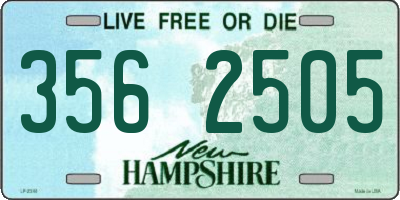 NH license plate 3562505