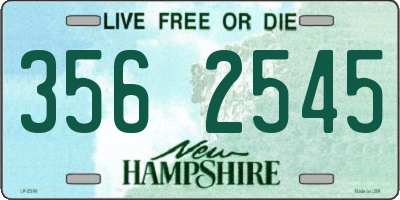 NH license plate 3562545