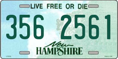 NH license plate 3562561