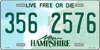 NH license plate 3562576