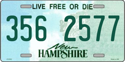 NH license plate 3562577