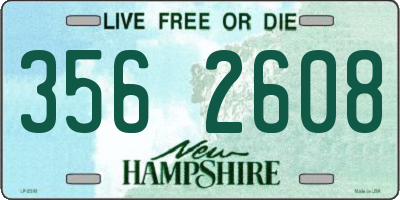 NH license plate 3562608