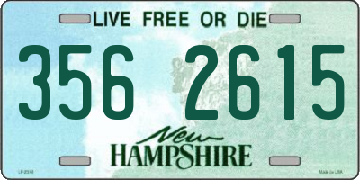 NH license plate 3562615