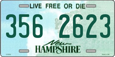 NH license plate 3562623