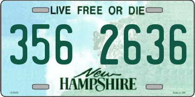 NH license plate 3562636