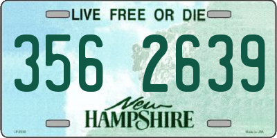 NH license plate 3562639