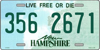 NH license plate 3562671