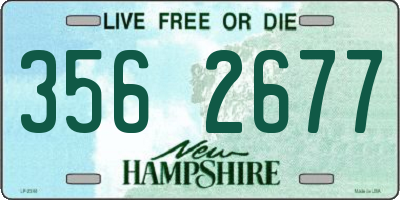 NH license plate 3562677