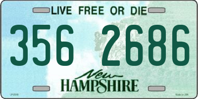NH license plate 3562686