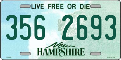 NH license plate 3562693