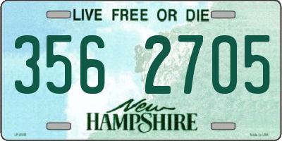 NH license plate 3562705