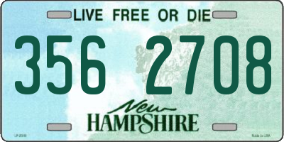 NH license plate 3562708