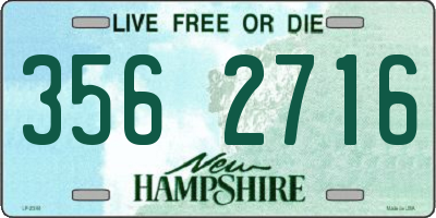 NH license plate 3562716