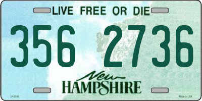 NH license plate 3562736