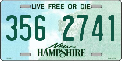 NH license plate 3562741