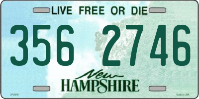 NH license plate 3562746