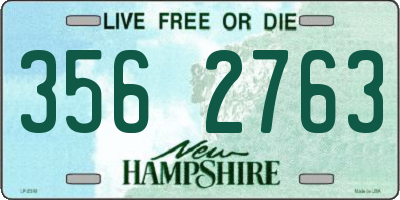 NH license plate 3562763