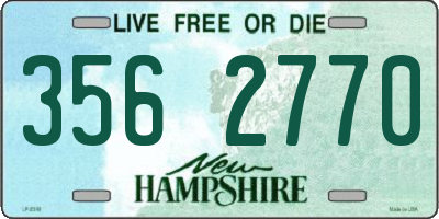NH license plate 3562770