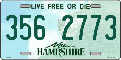 NH license plate 3562773
