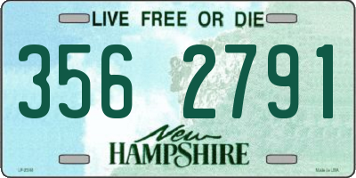 NH license plate 3562791