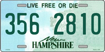 NH license plate 3562810