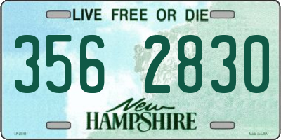NH license plate 3562830