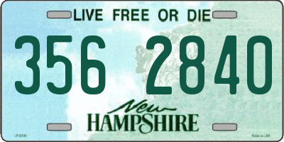 NH license plate 3562840