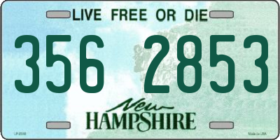 NH license plate 3562853
