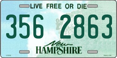 NH license plate 3562863