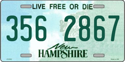 NH license plate 3562867
