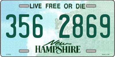 NH license plate 3562869