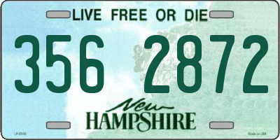 NH license plate 3562872