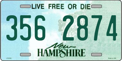 NH license plate 3562874