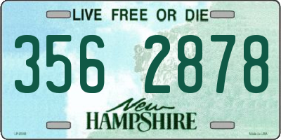 NH license plate 3562878