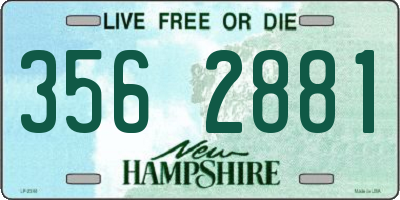 NH license plate 3562881
